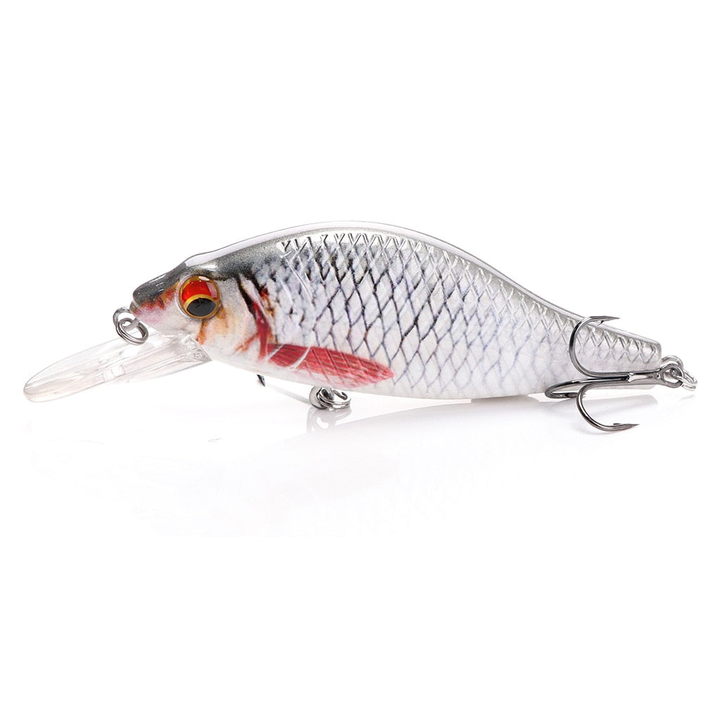 TREHOOK 4g/11g/22g Black Minnow Wobblers Pike Fishing Lure Artificial Bait Hard Swimbait Mini Crankbaits Fsihing Tackle Lures