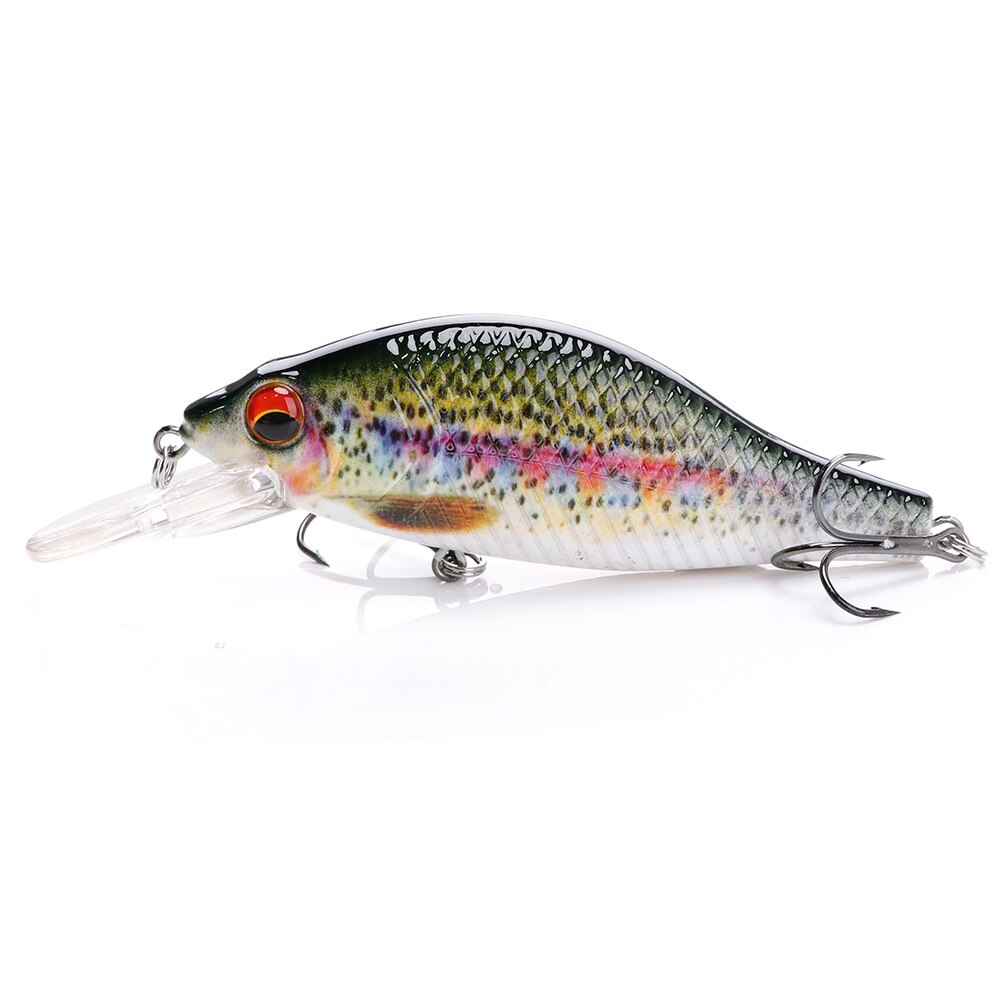 TREHOOK 4g/11g/22g Black Minnow Wobblers Pike Fishing Lure Artificial Bait Hard Swimbait Mini Crankbaits Fsihing Tackle Lures