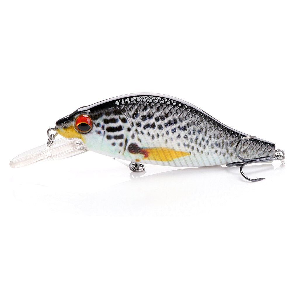 TREHOOK 4g/11g/22g Black Minnow Wobblers Pike Fishing Lure Artificial Bait Hard Swimbait Mini Crankbaits Fsihing Tackle Lures