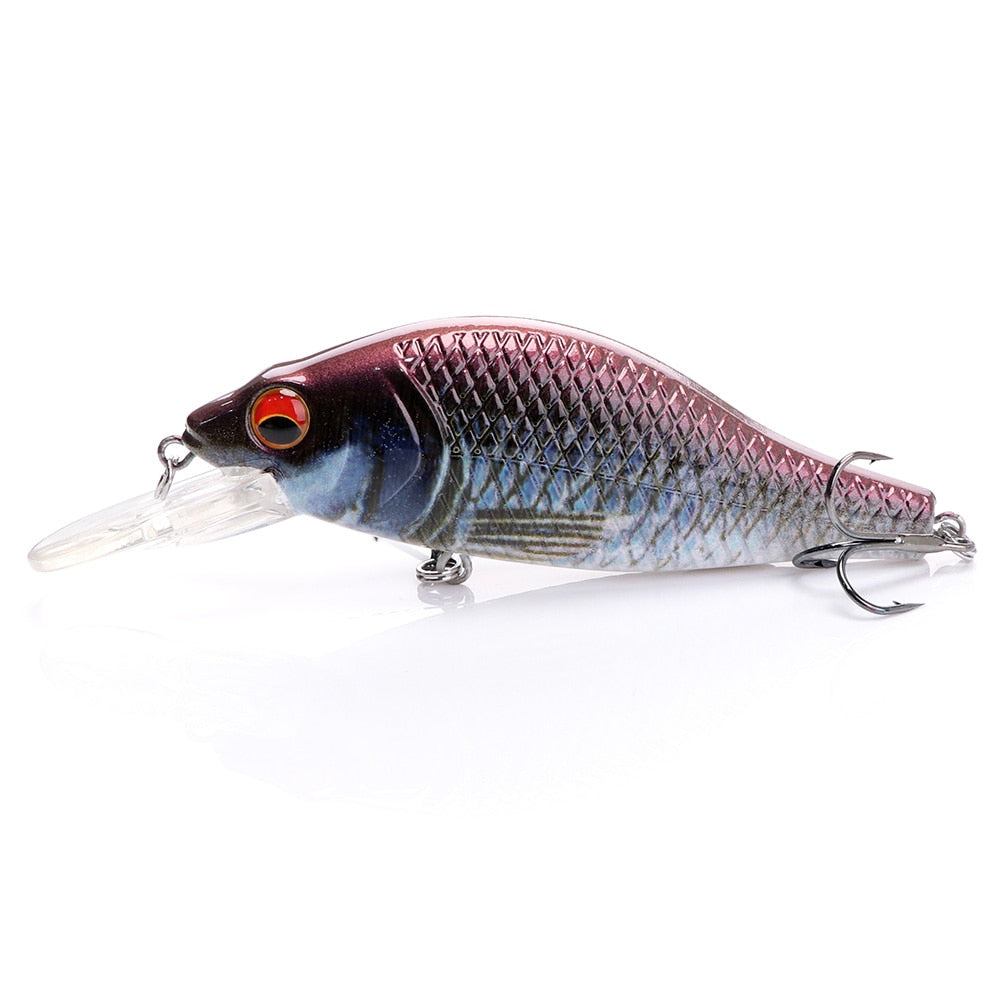 TREHOOK 4g/11g/22g Black Minnow Wobblers Pike Fishing Lure Artificial Bait Hard Swimbait Mini Crankbaits Fsihing Tackle Lures