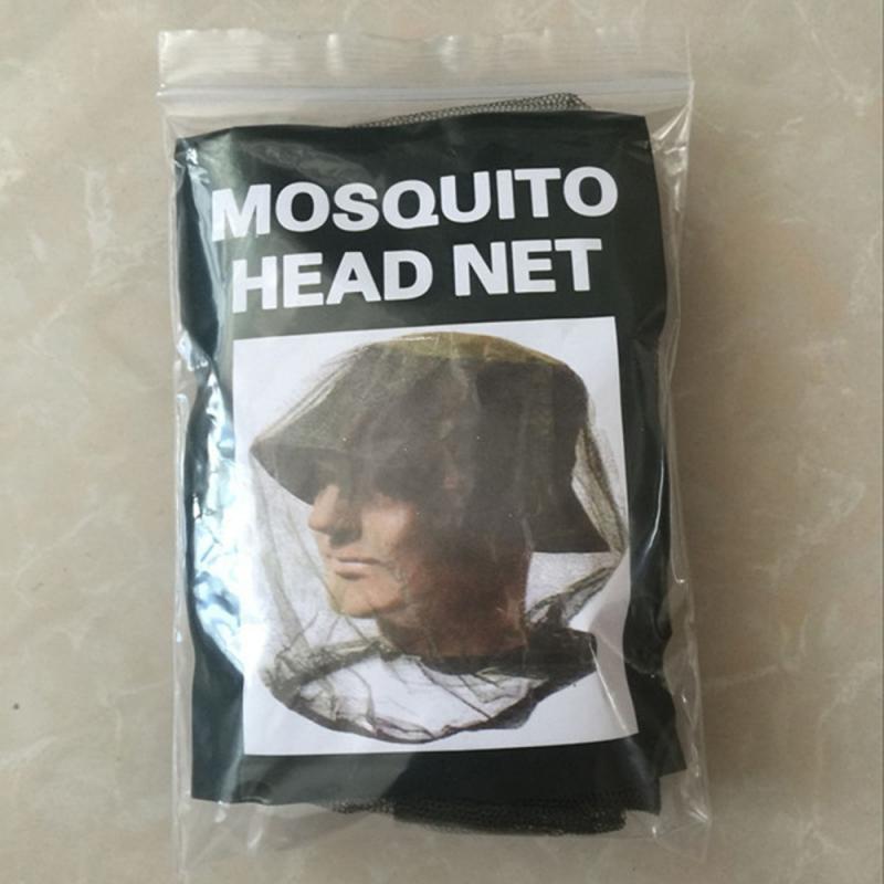 Outdoor Anti Mosquito Bug Bee Insect Mesh Hat Head Survival Face Protect Net Cover