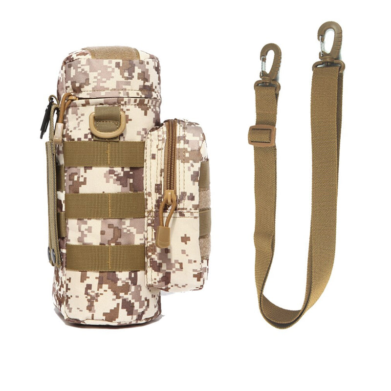 Travel Tool Kettle Set Outdoor Tactical Military Molle System Water Bags Shoulder Bottle Holder