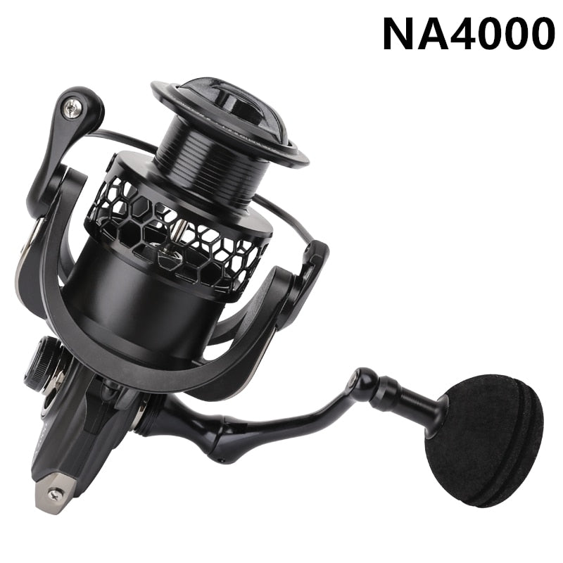 Tsurinoya NA 2000 3000 4000 5000 Saltwater Spinning Fishing Reel 9BB Speed Ratio 5.2:1 Aluminum Spool Carp Fishing Reel