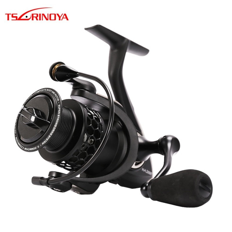 Tsurinoya NA 2000 3000 4000 5000 Saltwater Spinning Fishing Reel 9BB Speed Ratio 5.2:1 Aluminum Spool Carp Fishing Reel