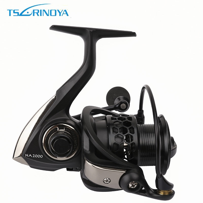 Tsurinoya NA 2000 3000 4000 5000 Saltwater Spinning Fishing Reel 9BB Speed Ratio 5.2:1 Aluminum Spool Carp Fishing Reel