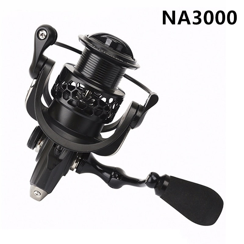 Tsurinoya NA 2000 3000 4000 5000 Saltwater Spinning Fishing Reel 9BB Speed Ratio 5.2:1 Aluminum Spool Carp Fishing Reel