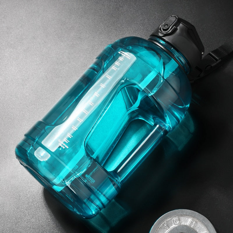 2.3L 2000ML Water Bottle with Straw Clear Large-capacity Plastic Drinking Bottle