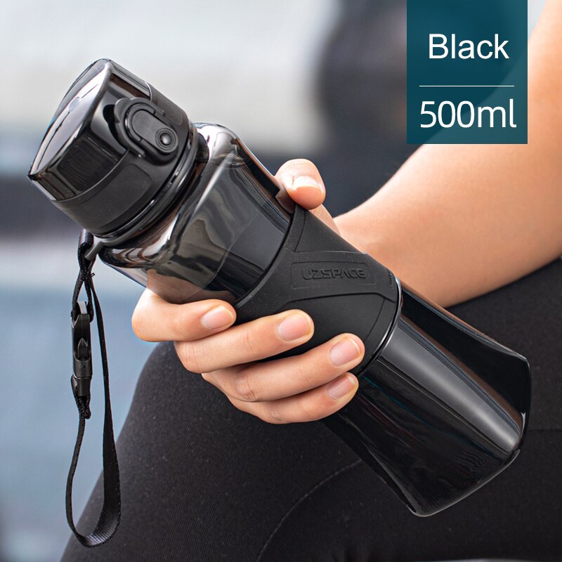 500ml Sports Water Bottle BPA Free Portable Leakproof Creative Tritan Plastic Cup Outdoor