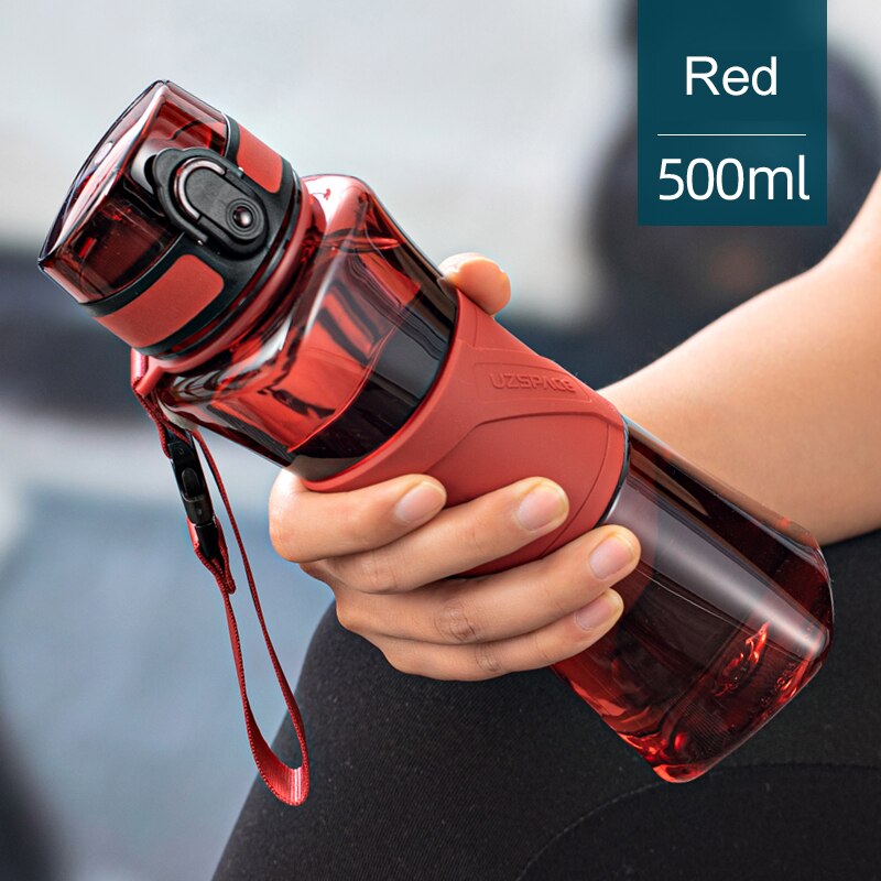 500ml Sports Water Bottle BPA Free Portable Leakproof Creative Tritan Plastic Cup Outdoor