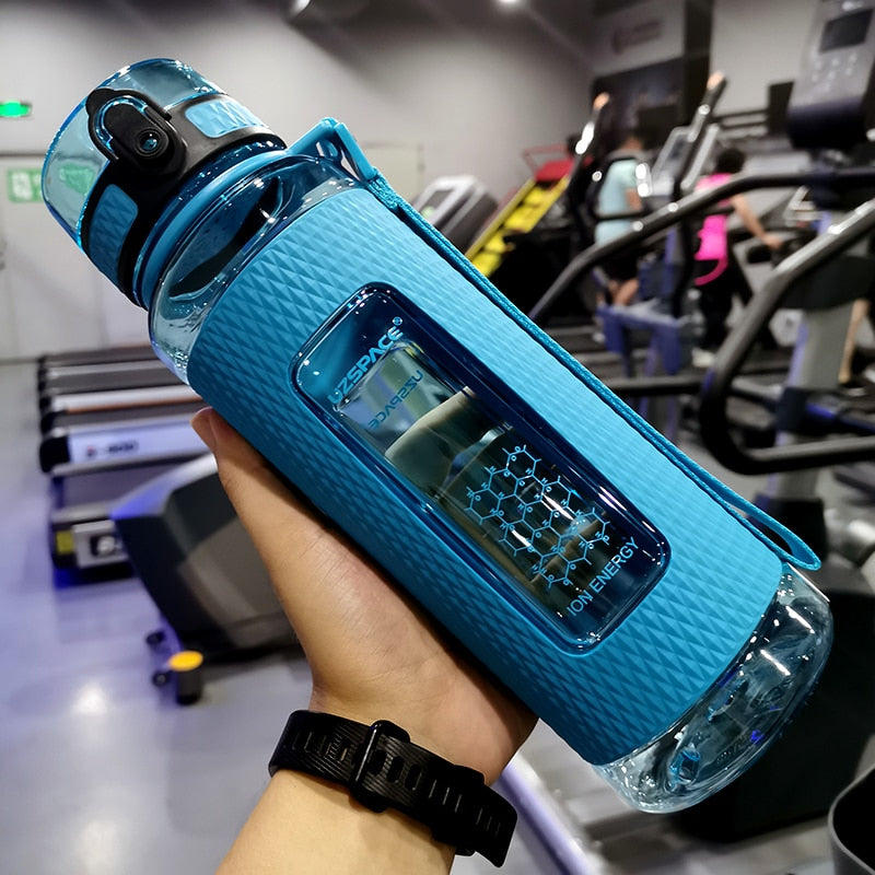 Sport Water Bottles BPA Free Portable Gym Anti-fall Leak-proof Large Capacity Fitness Kettle Tritan