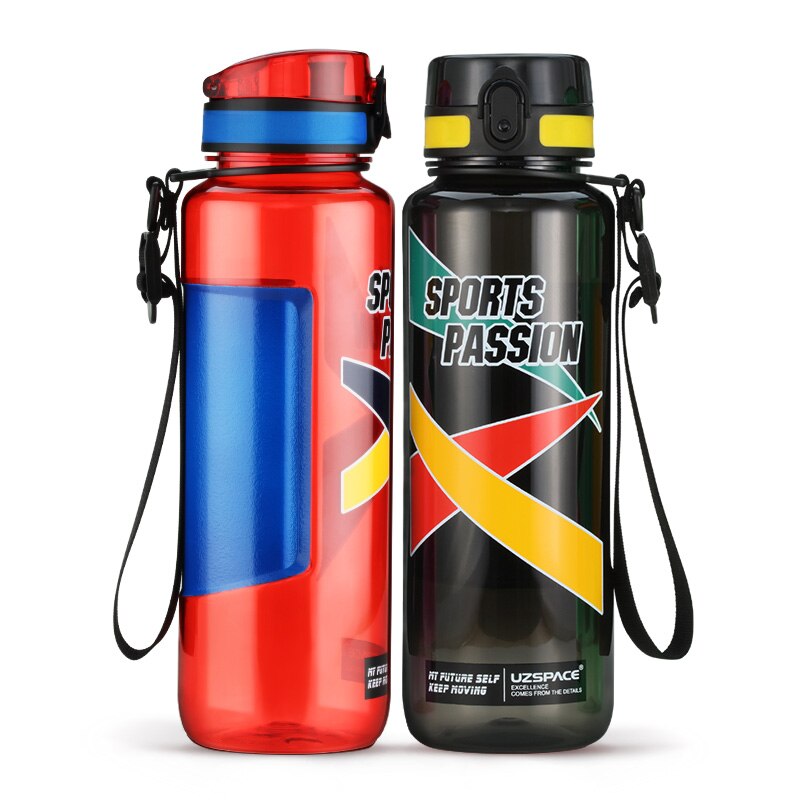 Sport Water Bottles Large Capacity male Portable Creative Trend Kettle Outdoor fitness Space Plastic