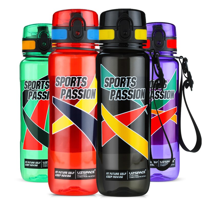 Sport Water Bottles Large Capacity male Portable Creative Trend Kettle Outdoor fitness Space Plastic