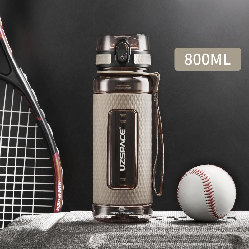 Sports Water Bottles BPA Free 1000ml Portable Leakproof Drop-proof Plastic Drink Bottle