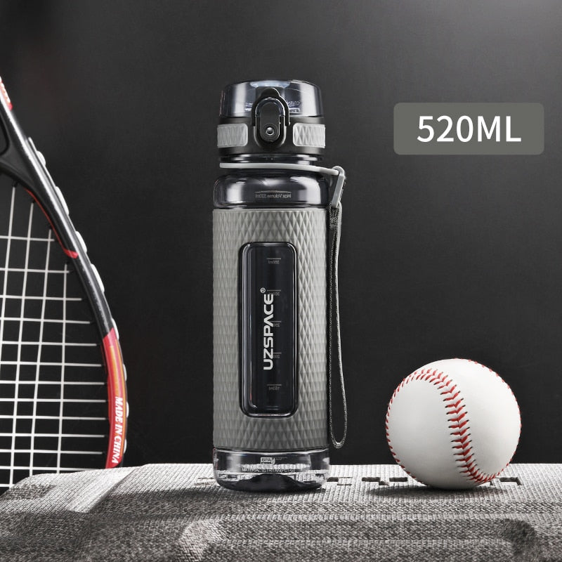 Sports Water Bottles BPA Free 1000ml Portable Leakproof Drop-proof Plastic Drink Bottle