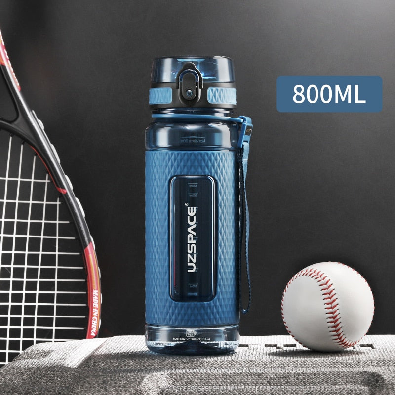 Sports Water Bottles BPA Free 1000ml Portable Leakproof Drop-proof Plastic Drink Bottle