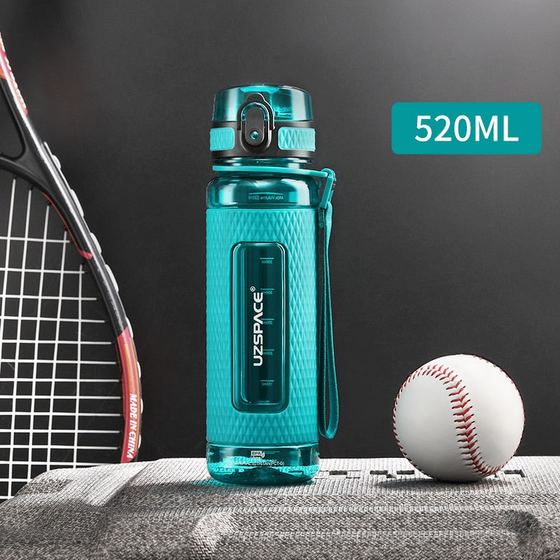 Sports Water Bottles BPA Free 1000ml Portable Leakproof Drop-proof Plastic Drink Bottle