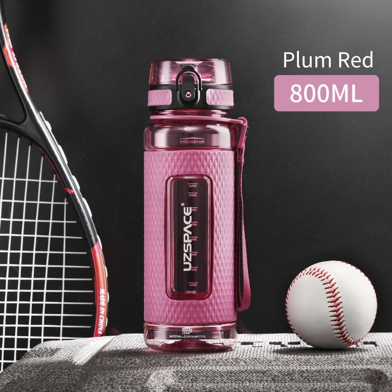 Sports Water Bottles BPA Free 1000ml Portable Leakproof Drop-proof Plastic Drink Bottle