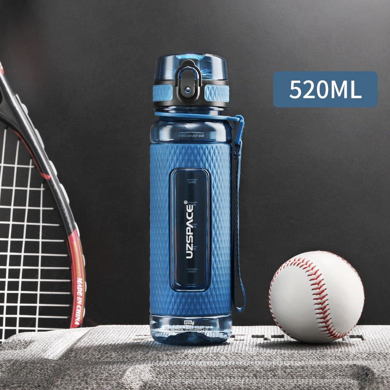 Sports Water Bottles BPA Free 1000ml Portable Leakproof Drop-proof Plastic Drink Bottle