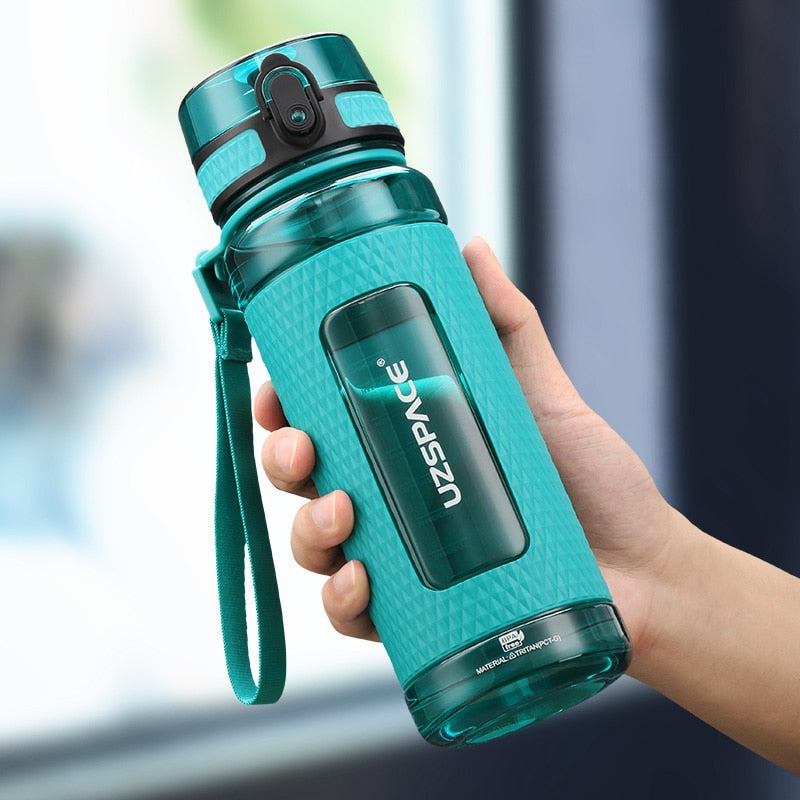 Sports Water Bottles BPA Free 1000ml Portable Leakproof Drop-proof Plastic Drink Bottle
