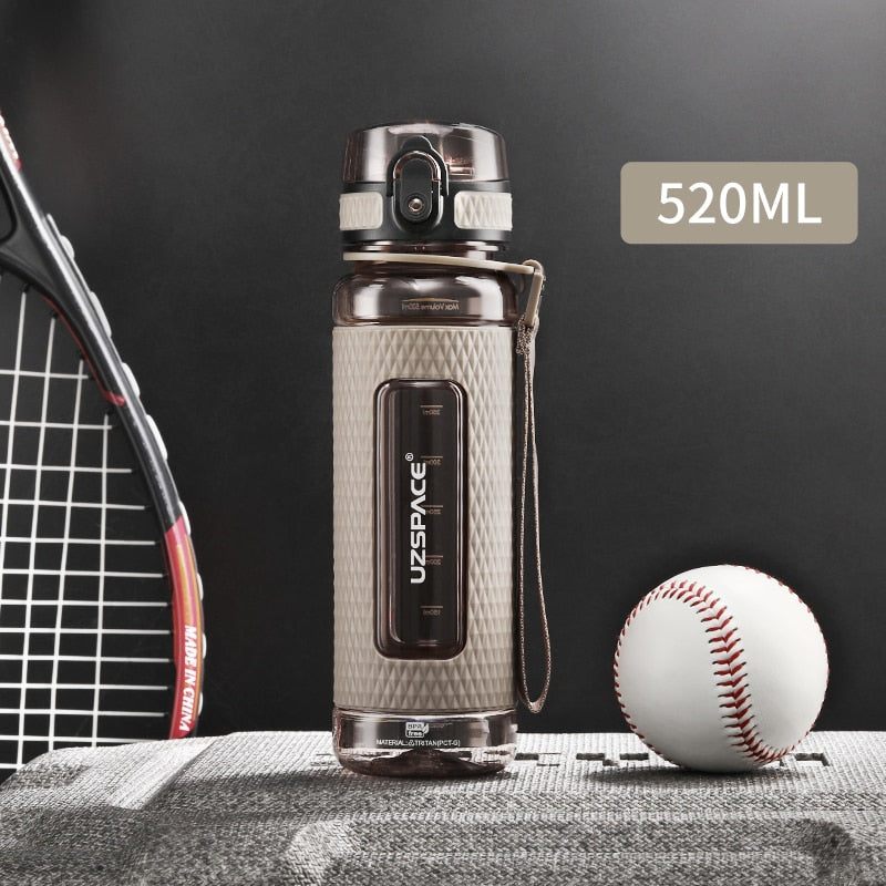 Sports Water Bottles BPA Free 1000ml Portable Leakproof Drop-proof Plastic Drink Bottle