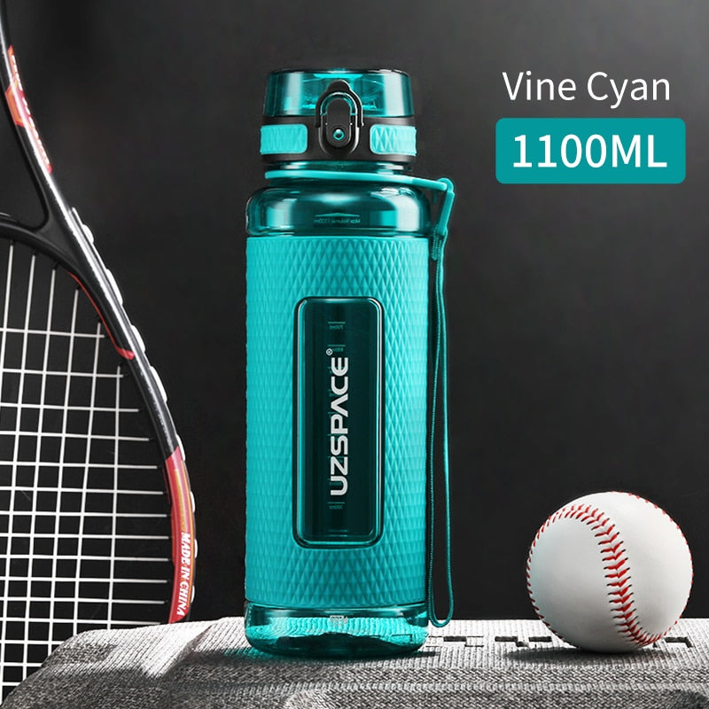Sports Water Bottles BPA Free 1000ml Portable Leakproof Drop-proof Plastic Drink Bottle