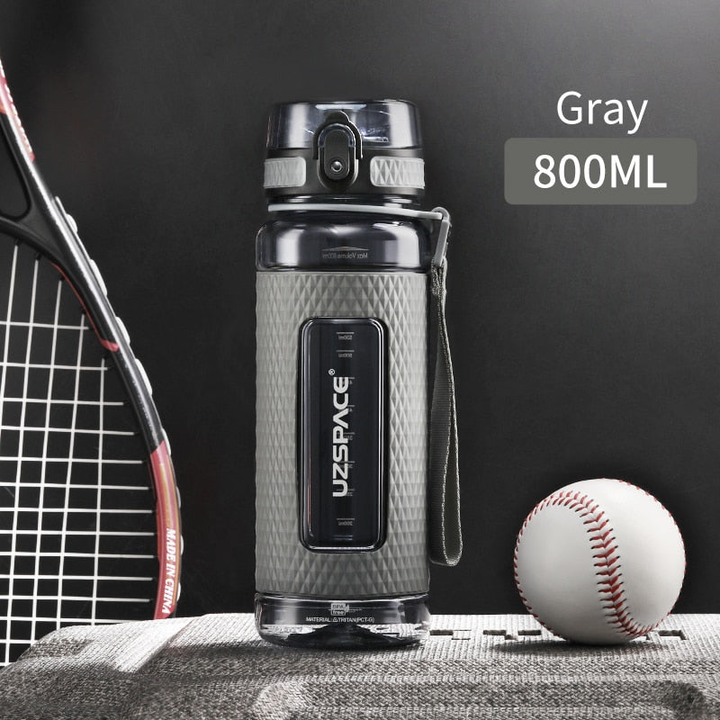 Sports Water Bottles BPA Free 1000ml Portable Leakproof Drop-proof Plastic Drink Bottle