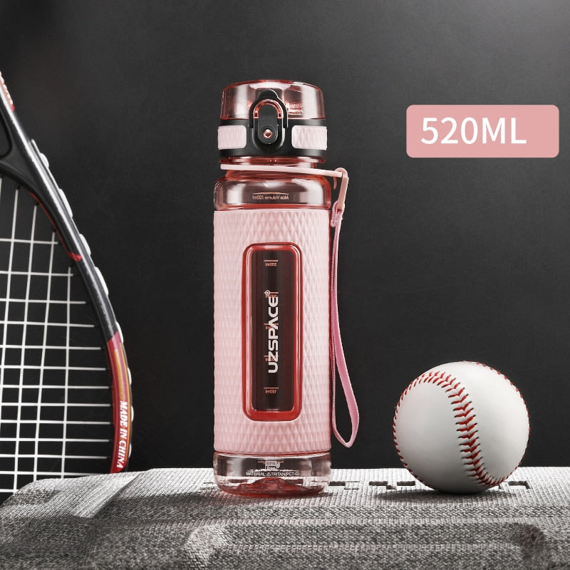 Sports Water Bottles BPA Free 1000ml Portable Leakproof Drop-proof Plastic Drink Bottle