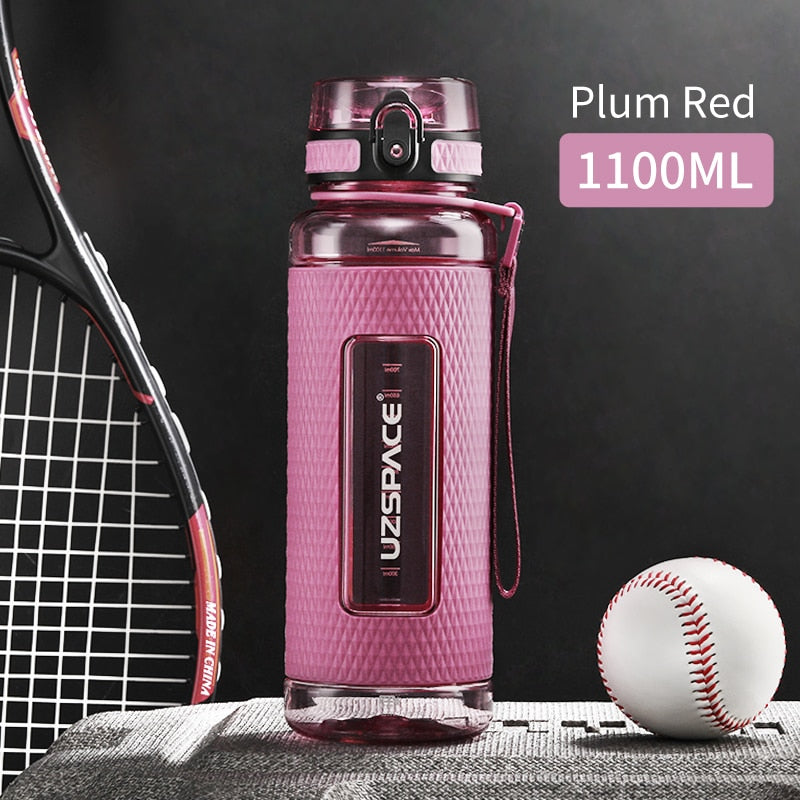 Sports Water Bottles BPA Free 1000ml Portable Leakproof Drop-proof Plastic Drink Bottle