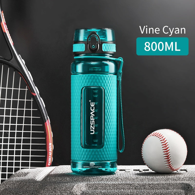 Sports Water Bottles BPA Free 1000ml Portable Leakproof Drop-proof Plastic Drink Bottle