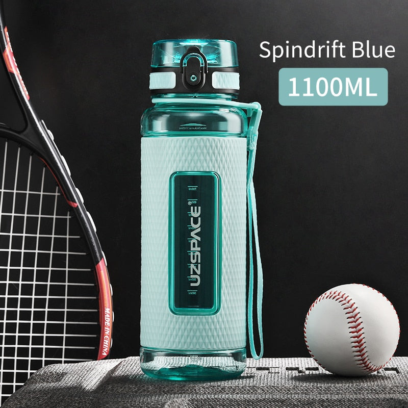 Sports Water Bottles BPA Free 1000ml Portable Leakproof Drop-proof Plastic Drink Bottle