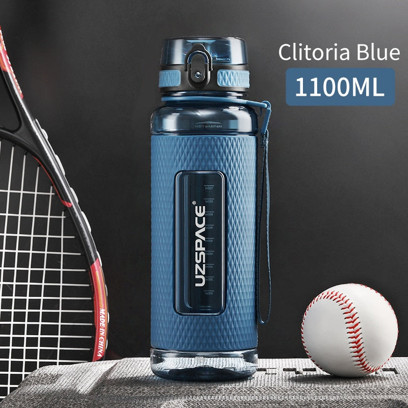 Sports Water Bottles BPA Free 1000ml Portable Leakproof Drop-proof Plastic Drink Bottle