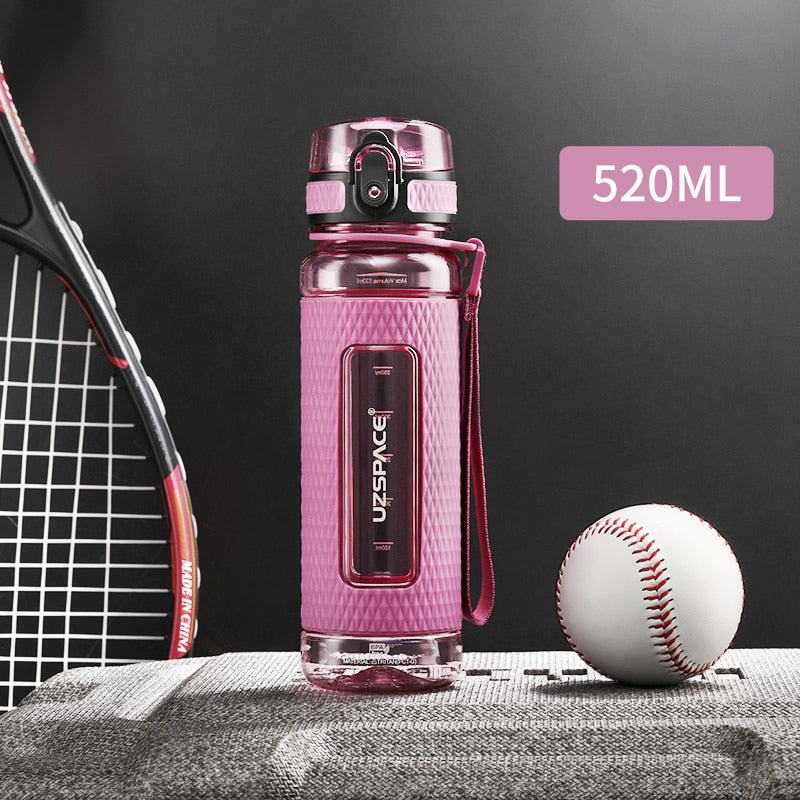 Sports Water Bottles BPA Free 1000ml Portable Leakproof Drop-proof Plastic Drink Bottle
