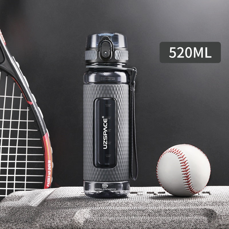 Sports Water Bottles BPA Free 1000ml Portable Leakproof Drop-proof Plastic Drink Bottle