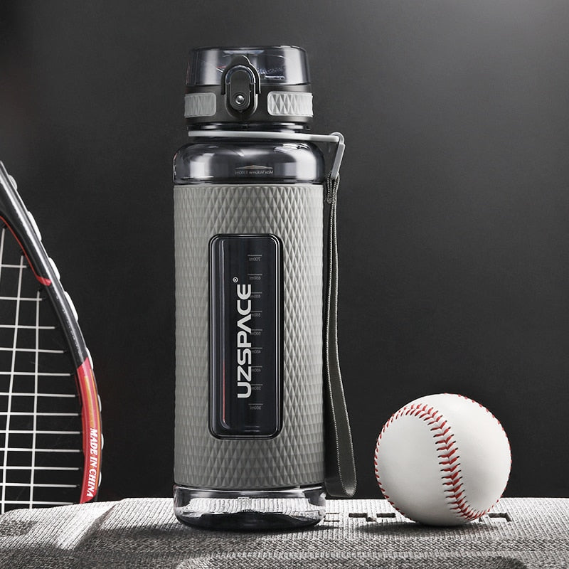 Sports Water Bottles BPA Free 1000ml Portable Leakproof Drop-proof Plastic Drink Bottle