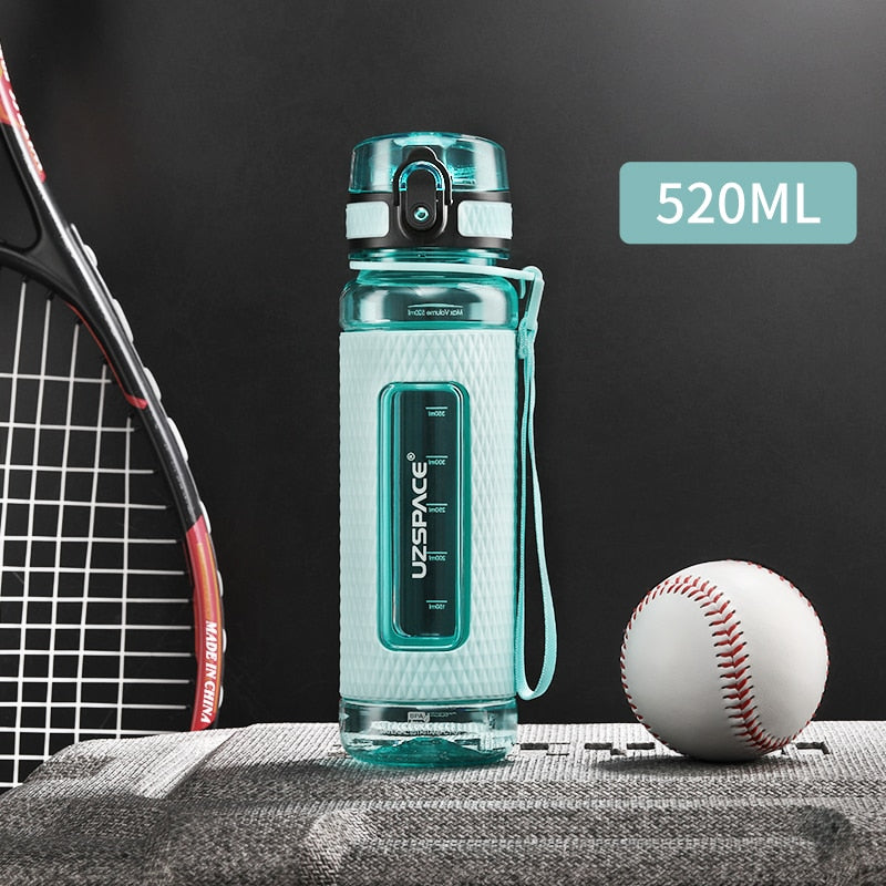 Sports Water Bottles BPA Free 1000ml Portable Leakproof Drop-proof Plastic Drink Bottle