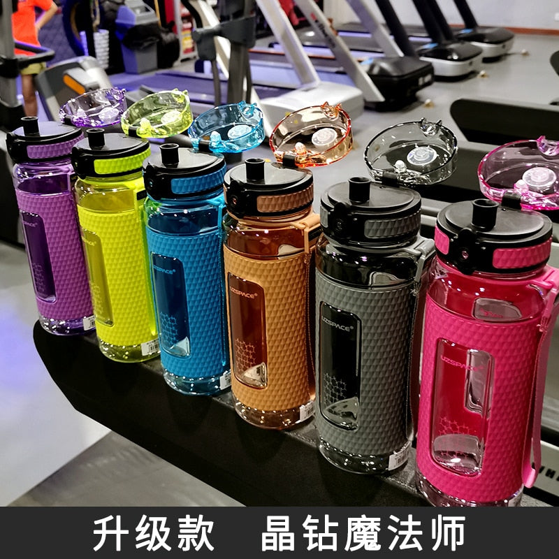 Sports Water Bottles Gym Leak-proof Drop-proof Portable Shaker Plastic Drink Water Bottle