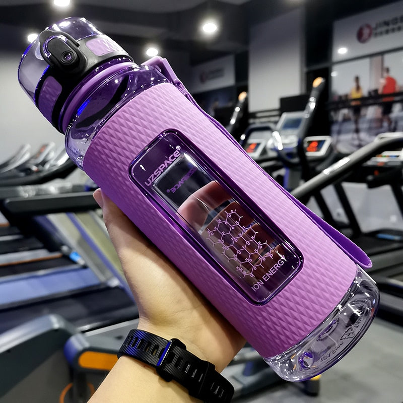 Sports Water Bottles Gym Leak-proof Drop-proof Portable Shaker Outdoor Drink Water Bottle