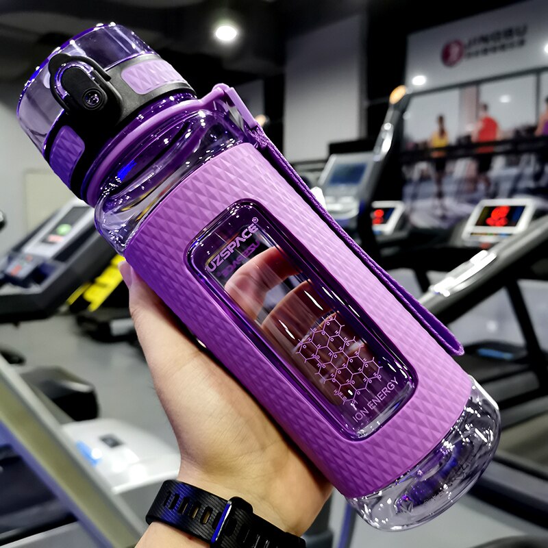 Sports Water Bottles Gym Leak-proof Drop-proof Portable Shaker Plastic Drink Water Bottle