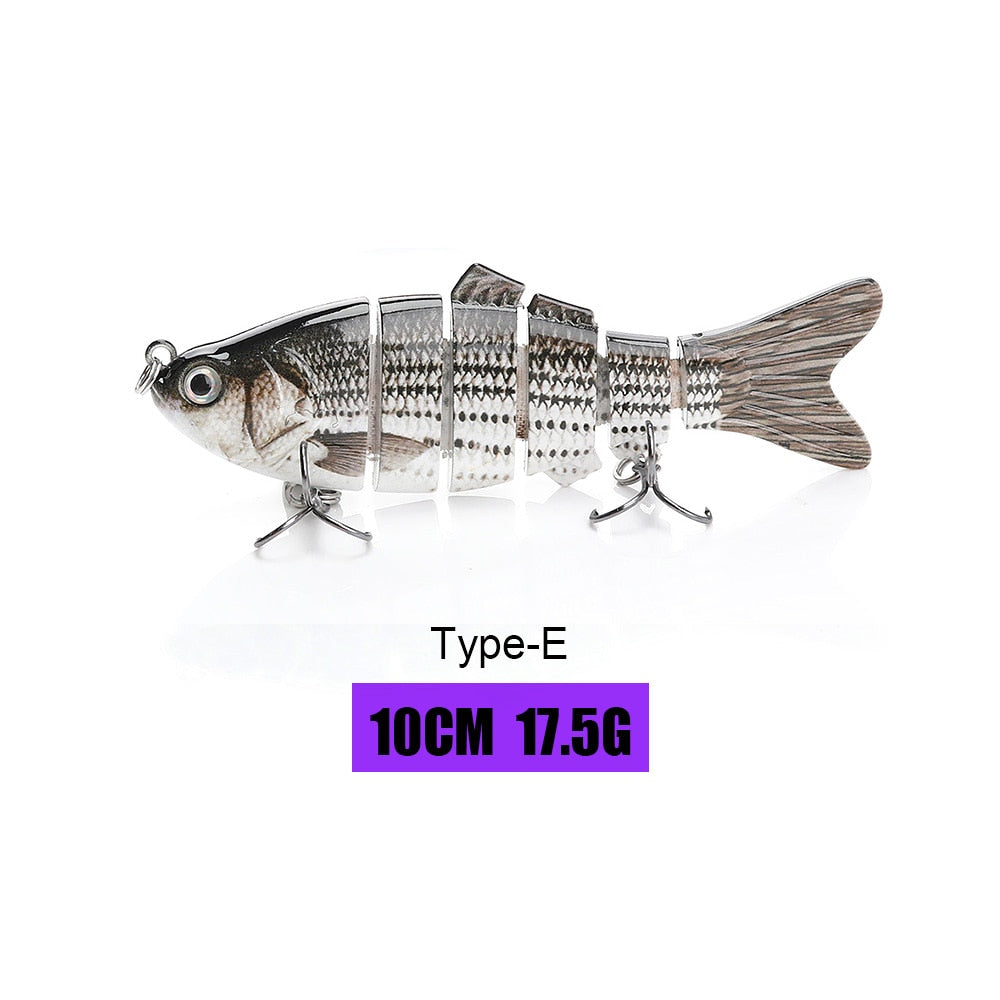 VTAVTA 14cm 23g Sinking Wobblers Fishing Lures Jointed Crankbait Swimbait 8 Segment Hard Artificial Bait For Fishing Tackle Lure