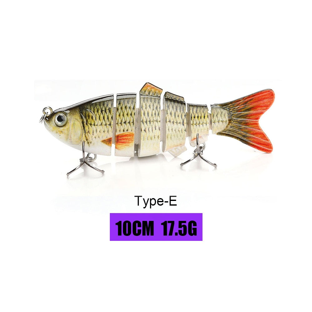 VTAVTA 14cm 23g Sinking Wobblers Fishing Lures Jointed Crankbait Swimbait 8 Segment Hard Artificial Bait For Fishing Tackle Lure