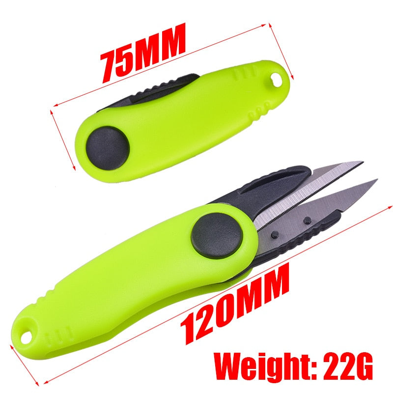 WDAIREN Fishing Quick Knot Tool kit Shrimp-type Fishing Line Cutter Clipper Nipper Hook Sharpener Fly Tying Tool Tackle Gear