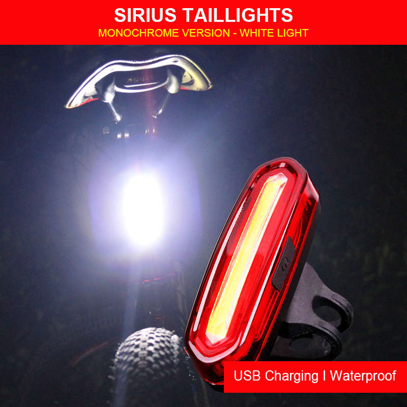 WHEEL UP Bike Taillight Waterproof Riding Rear light Led Usb Chargeable Mountain Bike Cycling