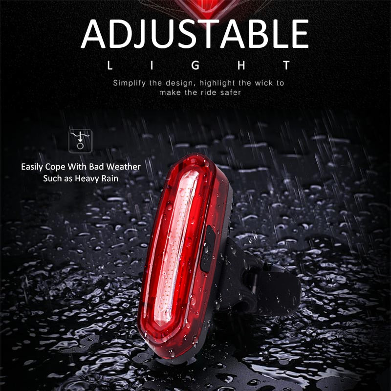 WHEEL UP Bike Taillight Waterproof Riding Rear light Led Usb Chargeable Mountain Bike Cycling