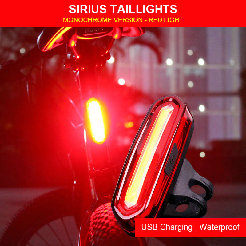 WHEEL UP Bike Taillight Waterproof Riding Rear light Led Usb Chargeable Mountain Bike Cycling