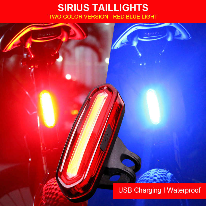 WHEEL UP Bike Taillight Waterproof Riding Rear light Led Usb Chargeable Mountain Bike Cycling