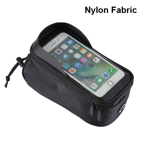 WILD MAN Rainproof Bicycle Bag Frame Front Top Tube Cycling Bag Reflective 6.5in Phone Case