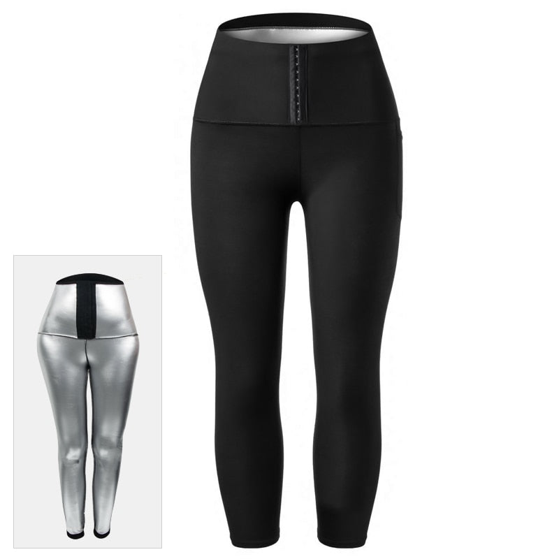 Waist Trainers Sweat Sauna Pants Body Shaper Slimming Pants Women Waist Trainer Tummy Hot Thermo