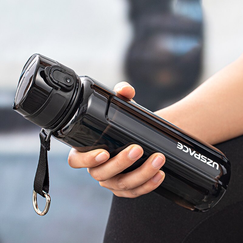 Water Bottle 500/1000ml Portable Leakproof Shaker Drinking Bottle Eco Friendly