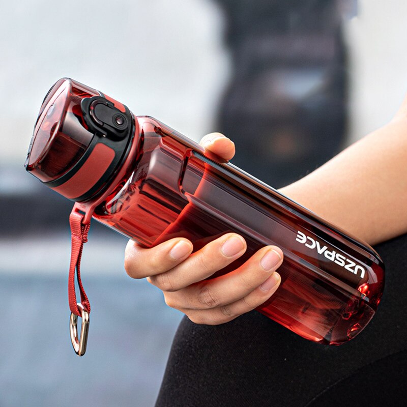 Water Bottle 500/1000ml Portable Leakproof Shaker Drinking Bottle Eco Friendly