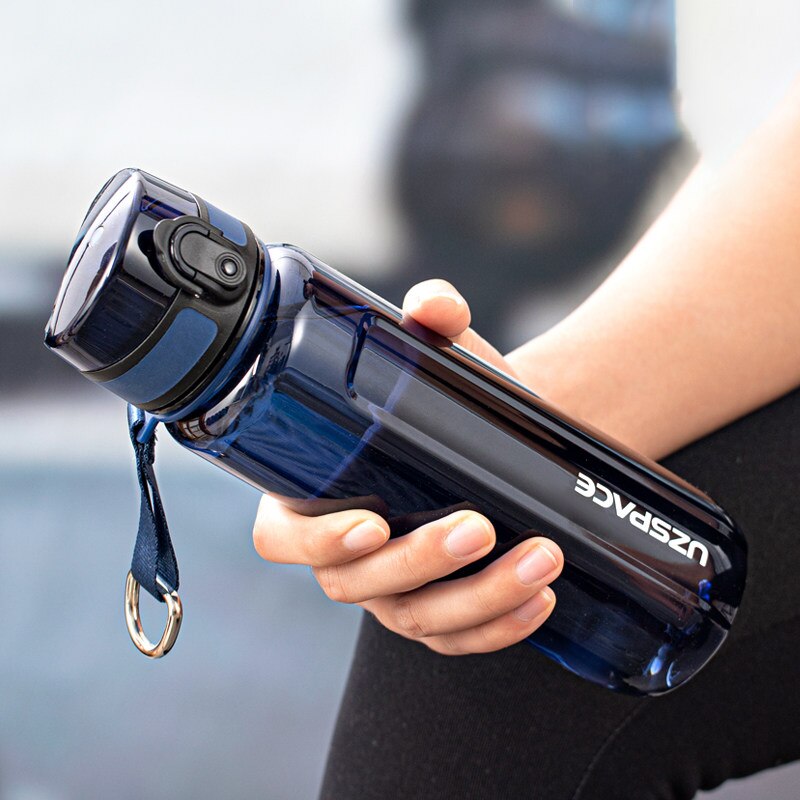 Water Bottle 500/1000ml Portable Leakproof Shaker Drinking Bottle Eco Friendly